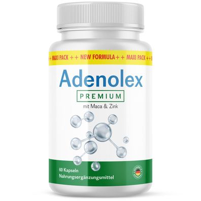 Adenolex Premium Kapseln | für mehr Leidenschaft | mit L-Arginin, | 60 Kapseln