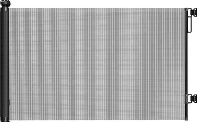 NEU Treppenschutzgitter schwarz ausziehbar 13-300 cm, 85cm hoch für Kinder Tiere