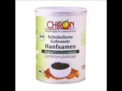 CHIRON 6x Schokolierte gebrannte Hanfsamen Zartbitter 175g