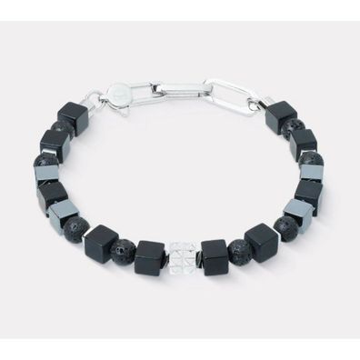 Armband - Edelstahl - Lava Onyx