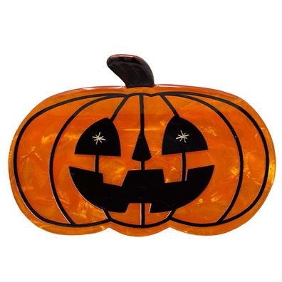 Haarklammer Kürbis orange 6,5cm