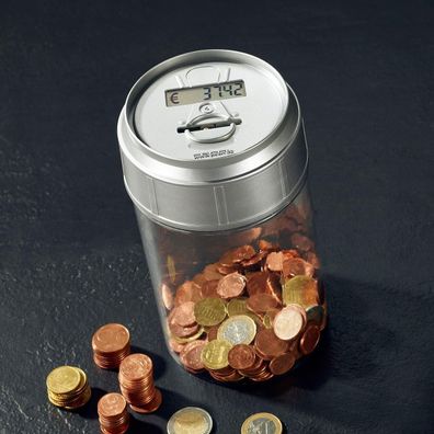 NEU Spardose elektronischer Münzzähler Sparschwein für Kinder Geschenk Sparziel