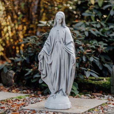 Massive Steinfigur Statue Figur heilige Madonna Maria Mutter Gottes Steinguss