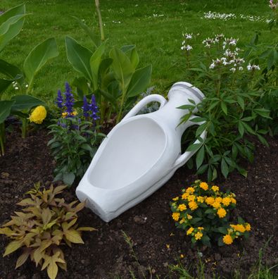 Massives Blumengefäß Amphore Pflanzgefäß Pflanztrog Schale Steinguss frostfest