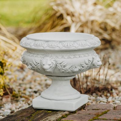 Pflanzschale im Barock-Stil H. 35 cm, B. 40 cm, 27 kg aus Steinguss frostsicher