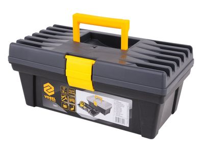 Werkzeugkiste, Werkzeugkoffer Kunststoff 12“ 312x167x130 mm