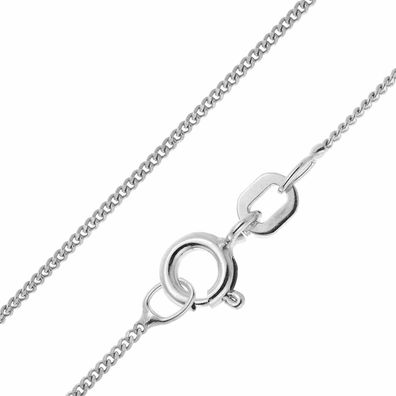 trendor Schmuck Feine Panzerkette 925 Silber Rhodiniert Halskette 1,1 mm 21082