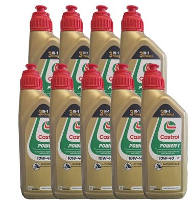 Castrol Power 1 10W-40 4T API SN JASO MA-2 9x1 Liter