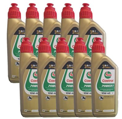 Castrol Power 1 10W-40 4T API SN JASO MA-2 10x1 Liter