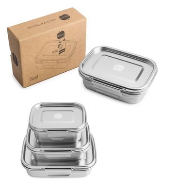 Brotzeit BUDDY dichte Brotdose Jausenbox aus Edelstahl