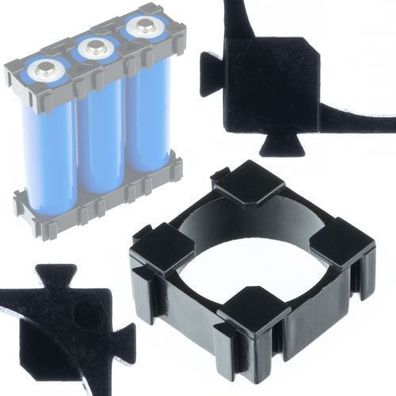 Rosfix Batteriehalter 1x1 – Kunststoffgehäuse für 18650 Zelle | Modular