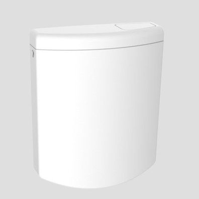SANIT Spülkasten bonito (6-9L) tiefhängend mit Eckventil weiß
