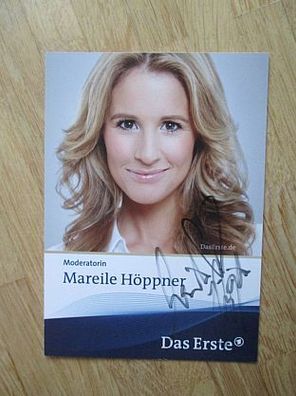 MDR Brisant Fernsehmoderatorin Mareile Höppner - handsigniertes Autogramm!!!