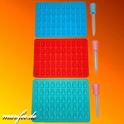 Gummibärchen-Silikonform zur Herstellung von Süssigkeiten Art.-Nr. 12092