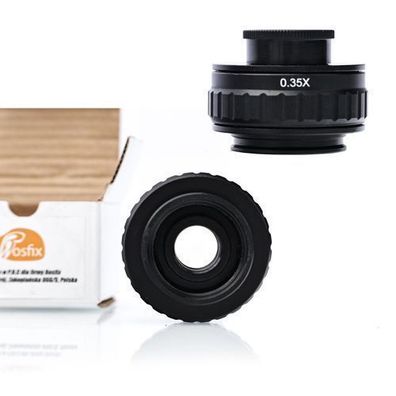 Rosfix Adapter für Stereomikroskop 0,35x – 38/25 mm C-Mount | Präzision