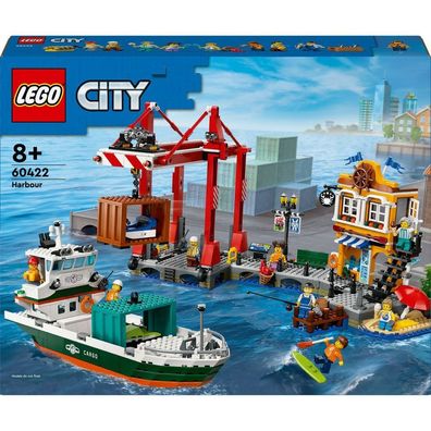LEGO® Spielwaren GmbH LEGO® City 60422 - Hafen mit Frachtschiff (1226 Teile)