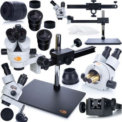Rosfix Stereomikroskop Pavo Pro MSPP-T – 7–45x Zoom | Trinokular, 360° Kopf