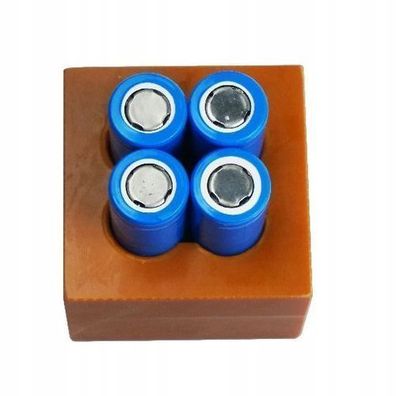 Rosfix Schweissform für 4x 18650 Akkuzellen – Bakelit | Präzise Fixierung