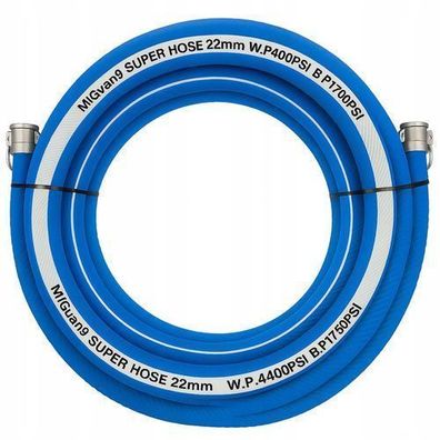 Rosfix Putzschlauch DN22 MaxStream18 – 10 m | 27 bar | Camlock D-3/4