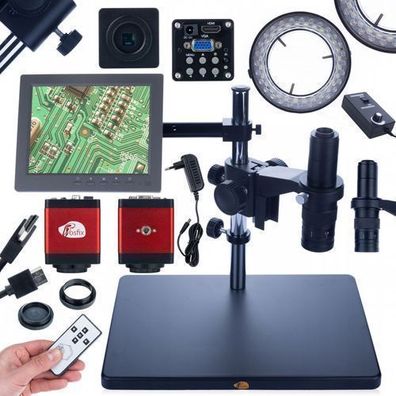 Rosfix Set Digitalmikroskop Earth Pro MCEP-0.5X + 56xLED + Kamera HDMI