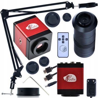 Rosfix Set Mikroskopkamera KMDRP-HDMI-VGA – 2MP C-Mount | 100x Objektiv