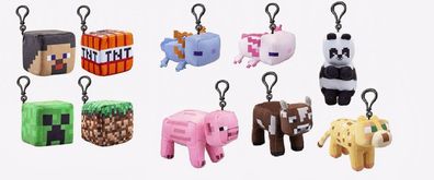 Minecraft Plüsch Bag Clip Anhänger Rucksackanhänger - Auswahl - 8-13 cm