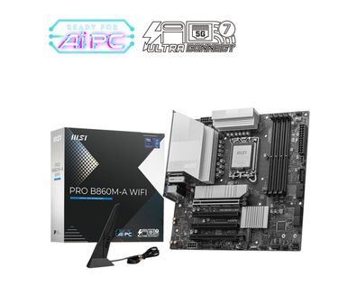 PRO B860M-A WIFI, Mainboard silber