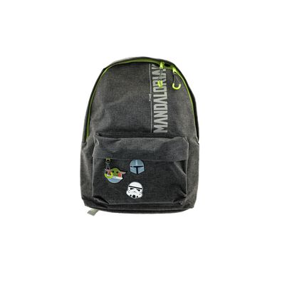 Star Wars Kinder Rucksack mit Fronttasche und Reißverschluss 45 x 33 x 12 cm