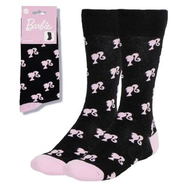 Barbie Socken Erwachsene 36-43 Baumwoll-Mix Bequeme Strümpfe