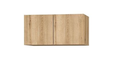Aufsatz ANNE ANN-1D für Kleiderschrank Schrankaufsatz türiger (Evoke Eiche)