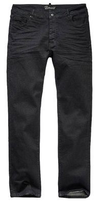 Brandit Hose Mason Denim Pants Unwashed in Black