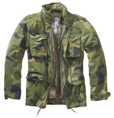 Brandit Jacke M65 Giant in Swedisch Camo M90