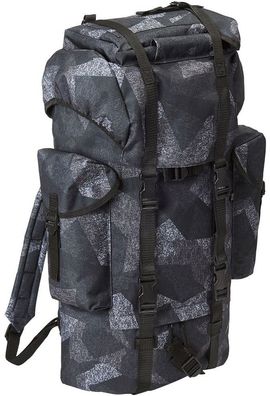 Brandit Tasche Nylon Rucksack in Night Camo Digital