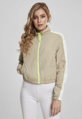 Urban Classics Damen Leichte Jacke Ladies Short Piped Track Jacket