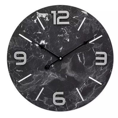 AMS - 9707 - Wanduhr - Quarz - 40cm