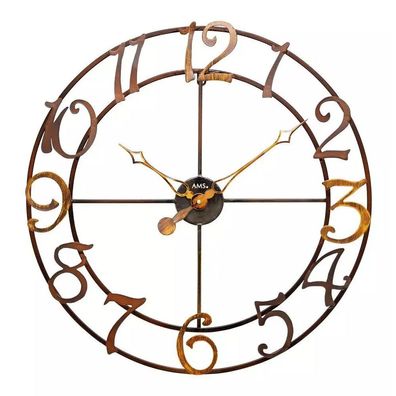 AMS - 9566 - Wanduhr - Quarz - 60cm