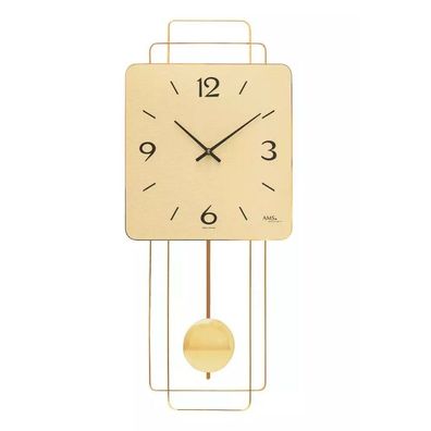AMS - 7501 - Wanduhr - Quarz - 50x23cm