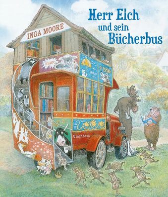 Herr Elch und sein Bücherbus | Inga Moore | Buch | 48 S. | Deutsch | 2025