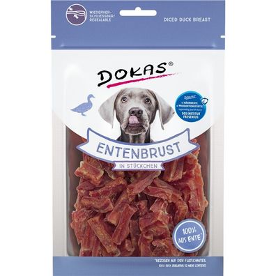 Dokas Dog Entenbrust in Stückchen 20 x 70g