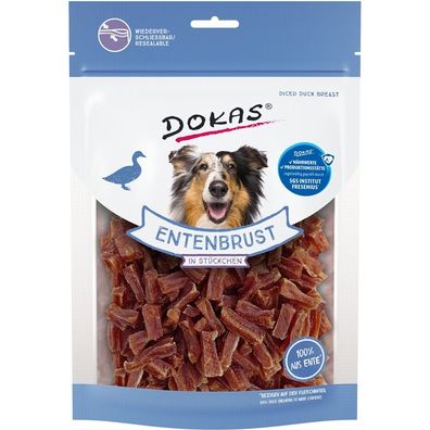 Dokas Dog Entenbrust in Stückchen 18 x 200g