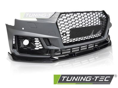 Upgrade "Plus" Design Frontstoßstange für Audi A4 B9 (8W) 15-19 inkl. Zubehör in H