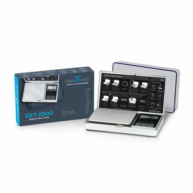 Taschenwaage DZT-1000 On Balance Digitale Waage Feinwaage 1000g / 0,01 g