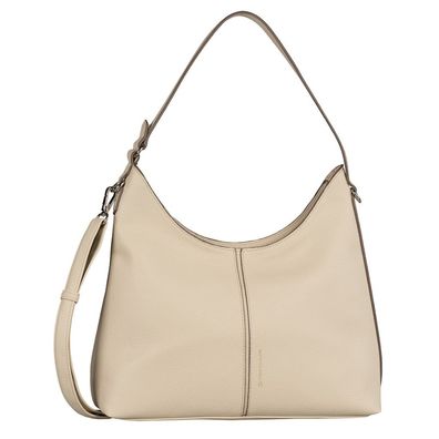 Tom Tailor Schultertaschen Jema, Hobo Bag M, off white, Weiß