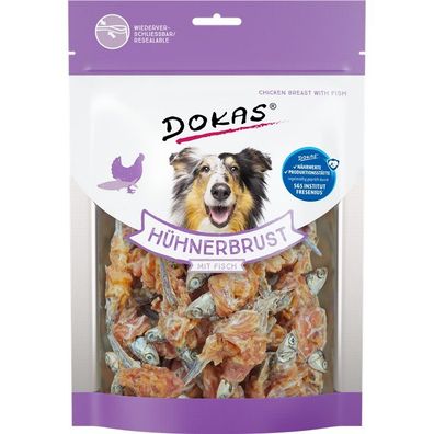 Dokas Dog Hühnerbrust mit Fisch 6 x 220g