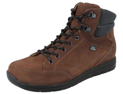 FINN Comfort Navarra Herren Stiefel nussbraun Nubukleder