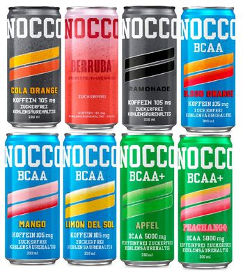 NOCCO BCAA Drink - Variety Pack 8er