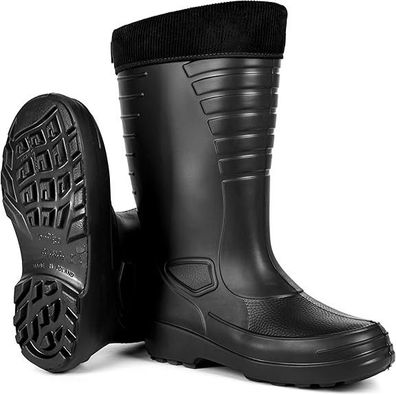 Herren Gummistiefel Gefüttert Thermo Stiefel EVA Schaum Arbeitsstiefel Winterstiefel