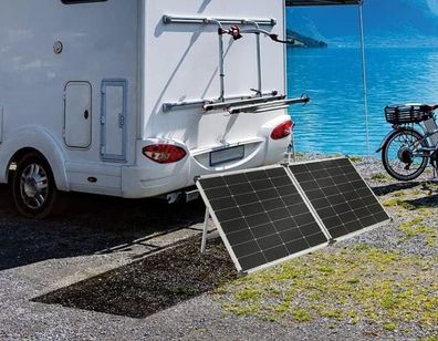NEU Solarpanel faltbar monokristalline Zellen 240Watt für Camping Outdoor Zelten