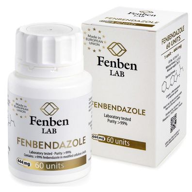 Fenbendazol Fenben LAB, 444 mg, Reinheit >99%, 60 Stück