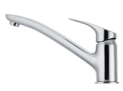 Spültischarmatur Einhebel-Küchenmischer Wasserhahn Küchenarmatur verchromt